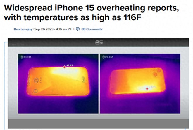 问题实锤！苹果承认iPhone 15存CQ9电子在过热的问题正在开发修复补丁(图2)