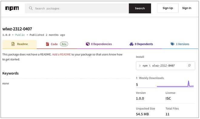 npm 软件网站被滥用开发者上传超 700 个《武林外传》切片视频(图3)