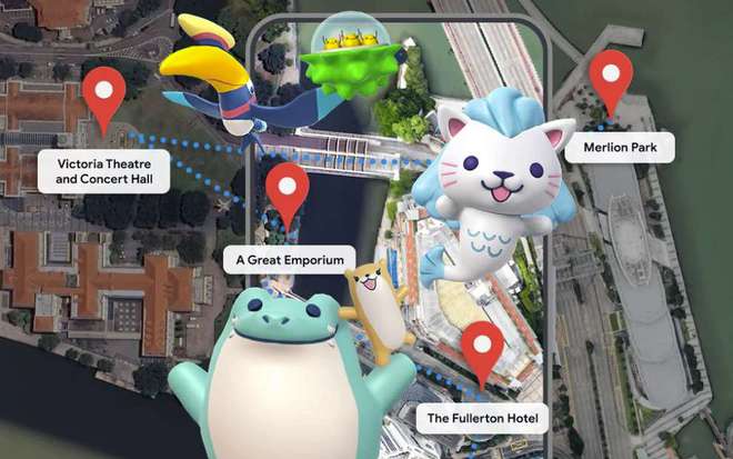 谷歌与与新加坡旅游局合作开发的AR体验(图1) 谷歌与与新加坡旅游局合作开发的AR体验(图1)