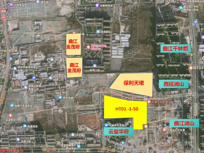 66亿元！2月份哪些开发商在西安拿地？(图5)