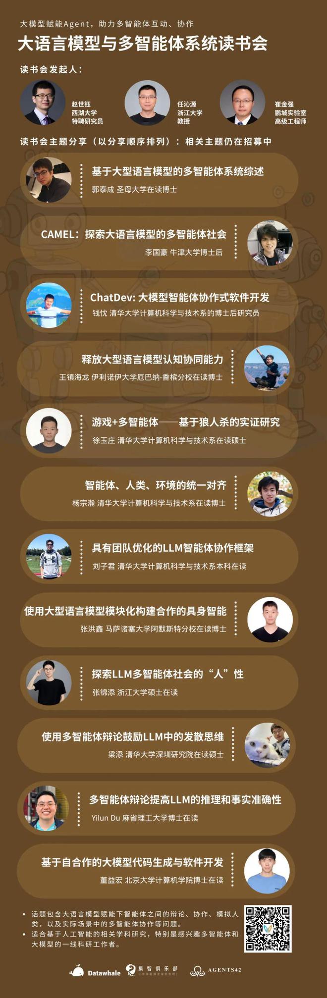 智能体协作式软件开发与大模型能力激发丨周六直播·大语言模型与多智能体系统读书会(图1)