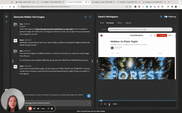 免费 AI “神器”系列第八弹：全球首个 AI 软件工程师Devin来袭；阿里版Sora模型爆火｜钛媒体AGI(图1)
