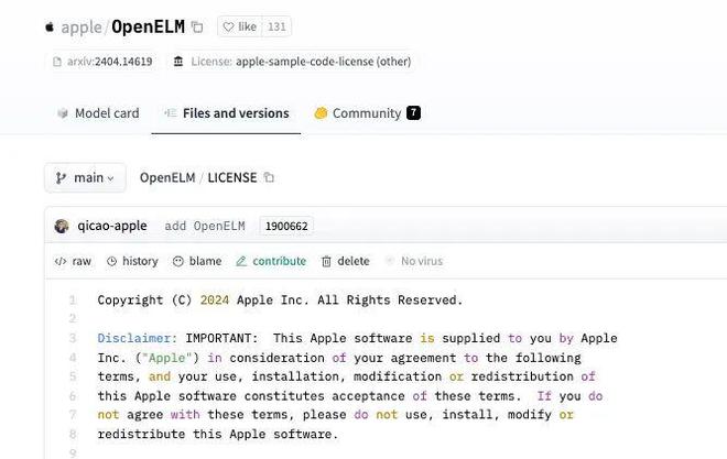 苹果开源可以在手机上跑的大模型!代码、权重、数据全公开AI应用开发的下一个风口?(图2) 苹果开源可以在手机上跑的大模型!代码、权重、数据全公开AI应用开发的下一个风口?(图2)