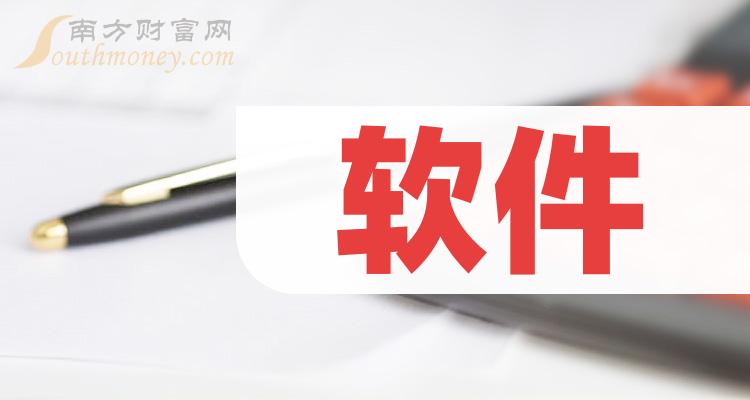 一分钟读懂软件企业龙头上市公司：共3家！（2024529）(图1)