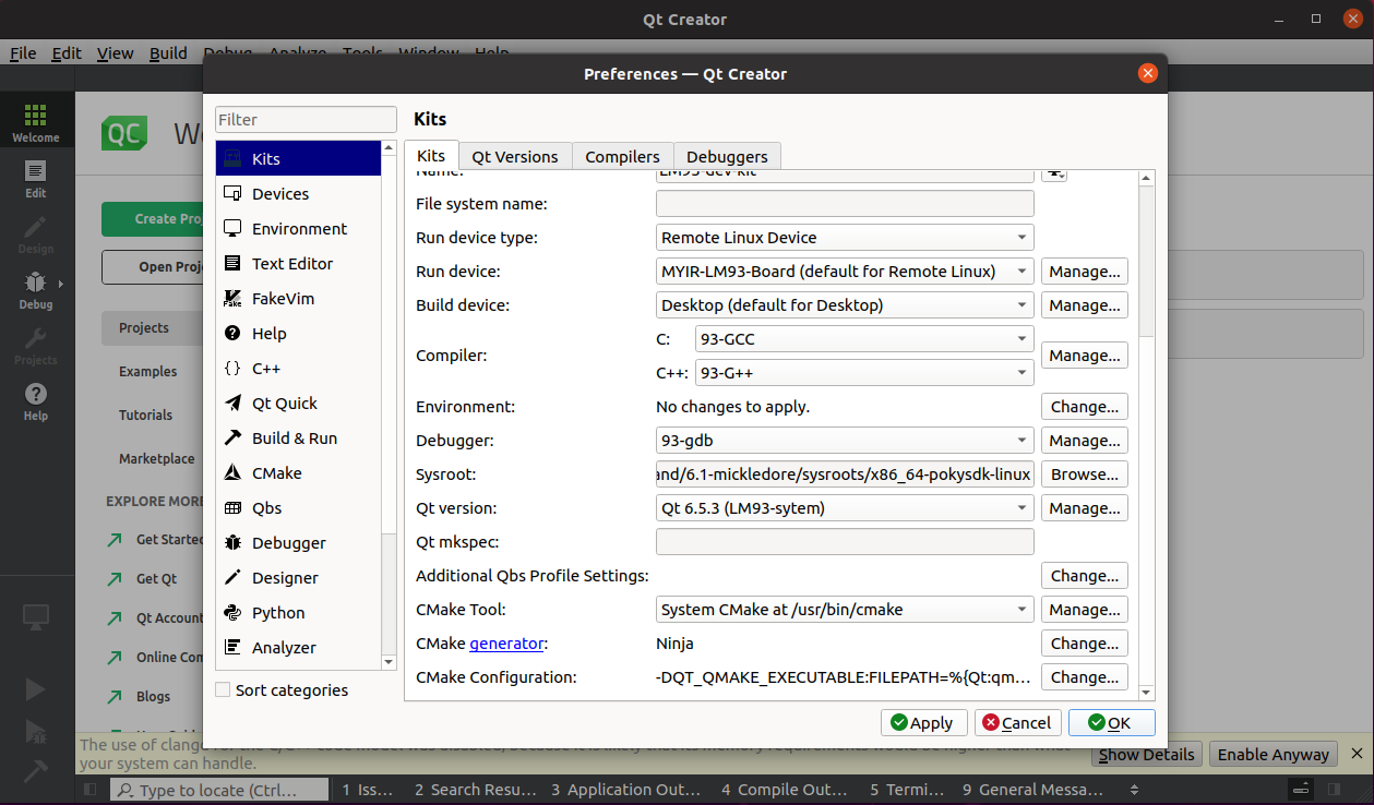 米尔NXP iMX 93开发板的Qt开发指南(图7)