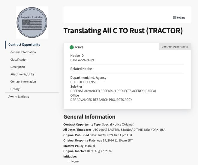 为甩掉C语言美国政府机构再想新招：开发AI工具一键将旧的C代码转为Rust(图6)